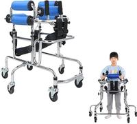 Walking Children with Cerebral Palsy, Portable Stand Upright Walker for Kids Cerebral Palsy Disability Rehabilitation Training, Suitable for Height 70-120cm