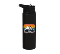 Walking Climbing Mountains Hills Fells Peak Bagging Bagger Stainless Steel Insulated Water Bottle