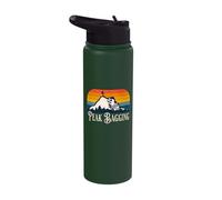 Walking Climbing Mountains Hills Fells Peak Bagging Bagger Stainless Steel Insulated Water Bottle