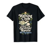 Walking Club Takes The Scenic Route On Purpose T-Shirt