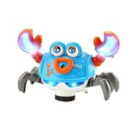 Walking Crab Kids Toy - 20.5 * 11.5 * 14cm Musical Crawling Activity Interactive With LED Light, Screwdriver, Moving Crab Kids Toy | For Birthday Nursery Boy Girl Learning Educational