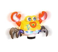 Walking Crab Kids Toy - 20.5 * 11.5 * 14cm Musical Crawling Activity Interactive With LED Light, Screwdriver, Moving Crab Kids Toy | For Birthday Nursery Boy Girl Learning Educational