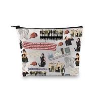 Walking-d Zombie TV Inspired Makeup Bag Zombie Daryl D Fan Gift TV Show Lover Zipper Pouch (Everything We've Done ku)