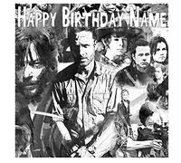 Walking Dead InspiredPersonalised Edible Icing Cake Topper Precut (2. Square 7.5inch)