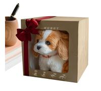 Walking Dog Toy, Barking Tail Wagging Interactive Puppy Toy, Plush Simulation Dog Doll for Toddler Kids, Girls, Boys, Soft Moving Pet Animal Toys for Early Learning Fun
