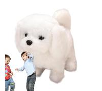 Walking Dog Toy Electronic - durable sturdy versatile functional Interactive Animated, high performance Plush, Puppy Features Barking Tail Wagging | Multipurpose Outdoor Indoor Utility