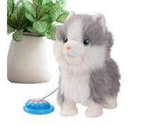 Walking Dog Toy,Interactive Realistic Touch Sensing Companion Animal | Interactive Electronic Pet Plush Toy - for Kids Girls Children Birthday Holiday Christmas New Year