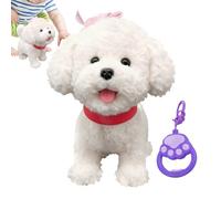Walking Dog Toy With leashs, Interactive Electronic pets dog Robot, Walking, Button Control, Touch-sensing, My Realistic Robot Puppy Electronic Robots pets dogs For Kids, 2-8 Year Old