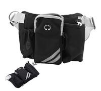 Walking Dogs - Hands Free Waist Snack | Dog Training Bag with Adjustable Belt for Jogging, Running, Exercise, Gym, Beach, Holidays