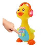 Walking Duck Toy For Kids - Singing Step Action Płastic Character, Fine Coordination Practice Pet, Battery Powered Activity Friend | Imaginative Enjoyment For Preschool Classroom Home Journēy