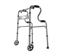 Walking e for The Elderly,Standard Walker Height Adjustable with Wheels for The Elderly Safely Mobile Wheeled Mobility Aid for Elderly and Disabled Users Assisted Walking Aid Grey Star of Light