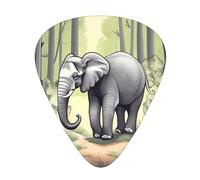 Walking elephant 12 guitar picks per pack, available in 3 different thicknesses, suitable for electric guitars, ukuleles, etc.