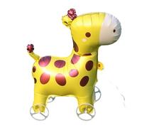 Walking Elephant Balloon - 4D Foil With Wheels | Birthday Decoration