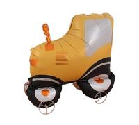 Walking Elephant Balloons Standing 3D Elephant Foil Balloon with Wheels Elephants Baby Balloons Sho Walker Elephants Balloon