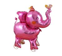 Walking Elephant Balloons Standing 3D Elephant Foil Balloon with Wheels Elephants Baby Sho Walker Balloons Elephants Balloon