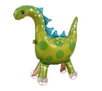 Walking Elephant Balloons Standing 3D Elephant Foil Balloon with Wheels Elephants Walker Balloon Baby Elephants Sho Balloons