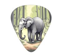 Walking elephant Guitar picks, 12 pieces per pack, 3 different thicknesses, suitable for guitar, bass, ukulele and other instruments.
