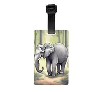 Walking Elephant Luggage Tags, Stylish, Waterproof and Durable Luggage Identifiers, Ensure Your Travel is Safe and Orderly.