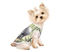 Walking elephant Pet Breathable Sleeveless T-shirt M for Small Dogs and Cats, Soft, Comfortable, Stylish