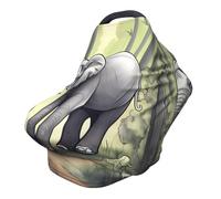 Walking elephant Versatile full-print Stroller Chair Cover/Nursing Cover, specially designed for your baby