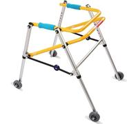 Walking ES Children's Walker Rollator Lightweight Assist 4-Legged Sticks Folding Carts 4 Wheels Height Adjustable