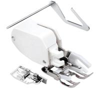 Walking Foot for Brother Sewing Machine, Quilting and Open Toe Walking Foot W/Guide Sewing Presser Foot Stitch Through Multiple Layers Fits for Brother, Singer and More Sewing Machine