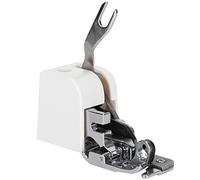 Walking Foot for Sewing Machine, Side Cutter Overlock Presser Foot, Low Shank Stainless Steel Attachment, Compatible with Singer Juki Janome, Fabric Trimming and Overcasting