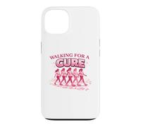 Walking for a Cure Pink Ribbon Breast Cancer Shirt Case for iPhone 13