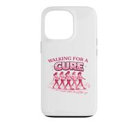 Walking for a Cure Pink Ribbon Breast Cancer Shirt Case for iPhone 13 Pro
