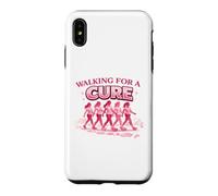 Walking for a Cure Pink Ribbon Breast Cancer Shirt Case for iPhone XS Max