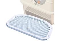 Walking for Cat Litter Tray - Raised for Cat Litter, Double Layer Walk, Easy to Clean, Anti Slip for Floor Accessibility Pets Kitten