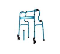 Walking Frame, 82-94Cm Height Adjustable Mobility Walker, Lightweight Aluminum Alloy Walking Aid Walking Training Walkers Comfort Travel Ch(Blue)