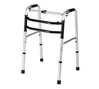 Walking Frame, Folding Lightweight Aluminium Walking Frame Adjustable Height Rubber Feet Walking Aid Yearn for