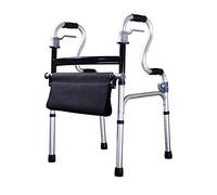 Walking Frame, Folding,Walking Aid,Walking Frame,Without Wheel with Seat Adjustable Height for Elderly Handicap Senior Yearn for