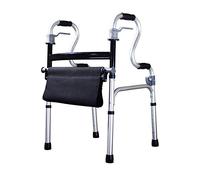 Walking Frame, Folding,Walking Aid,Walking Frame,Without Wheel with Seat Adjustable Height for Elderly Handicap Senior Yearn for
