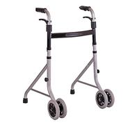 Walking Frame Walker,Rolling Walkers Wiht Wheel Folding Walker Aluminum Alloy Walking Aid Adjustable Height for Elderly Adult Seniors Disabled Yearn for Better Life Thoughtful
