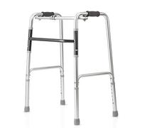 Walking Frame, Walking Frame Aluminum Folding Walker,Non-Slip Walking Mobility Aid for Elderly,65Cm/26Inch in Width,Load-Bearing 150Kg/330Lb