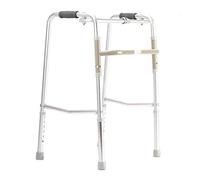 Walking Frame, Walking Frame Walkers,4 Foot Aluminum Alloy Folding Walker Adjustable Height Non-Slip Walking Aid Yearn for