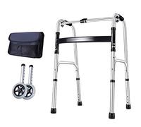 Walking Frame, Walking Frame,Walking Aid,Elderly Disabled Portable Standing Frame Walking Assisted Walking Device Lower Limb Training Yearn for(A)