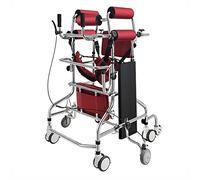 Walking Frame with Wheels Aid Adult Seniors Standing Frame, Anti Recline, Anti-Rollover, Lower Limb Training, Aid The Disabled,A+B