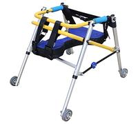 Walking Frames, Rehabilitation Aids Training Stand Walker Directional Four Wheels Disability Gliding Frame Child Standing Frame, One Color-M (One Color X)