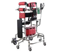 Walking Frames Walk Stand-up Aid Rolling Hemiplegia Rehabilitation Standing Frame Adult Aid for The Disabled, Portable with Adjustable Height, for Seniors