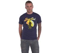 Walking Guitar T Shirt Johnny Cash Navy XL