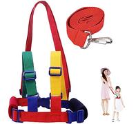 Walking Harness Toddlers,Toddlers Reins Safety Leash Rope Baby Reins with Green Yellow Color Band 2 in 1 Baby Safety Reins Anti-Lost for Children