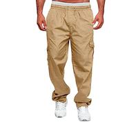 Walking Hiking Cargo Trousers Mens UK Quick Dry Lightweight Utility Jogger Breathable Ripstop Outdoor Fishing Climbing Sportwear Lounge Travel Athletic Trekking Jogging Bowling Pants Multi Pockets