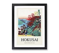 Walking Home By Katsushika Hokusai Exhibition Museum Asian Japanese Framed Print | A2 Black Framed Wall Art | Ready to Hang | Asian Nature Picture | Living Room Bedroom Lounge Office