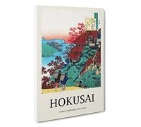 Walking Home Katsushika Hokusai Canvas Print | Gallery Wrapped 30mm Frame Wall Art | 30x20 inches | Ready to Hang | Asian Picture | Living Room Bedroom Lounge Office