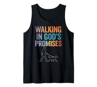 Walking in God's Promises Quote Christian Faith Tank Top