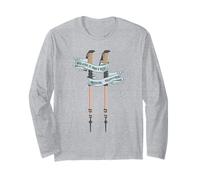 Walking is man's best medicine Hippocrates quote Long Sleeve T-Shirt