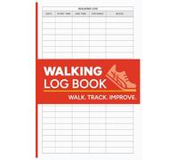 Walking Log Book: Track Your Daily Walks
